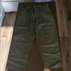 7 For All Mankind Olive Green Chinos